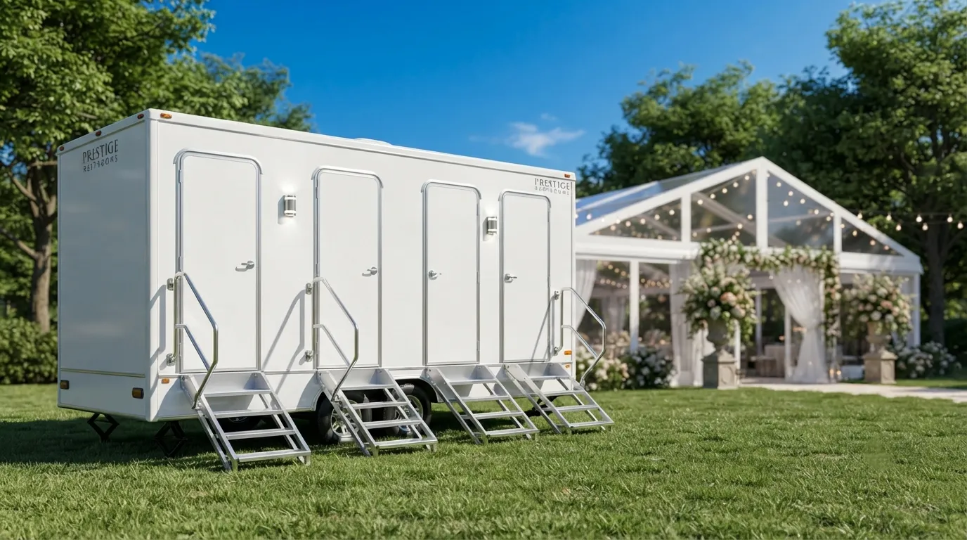 4 Stall Restroom Trailer in Ellicott City, MD